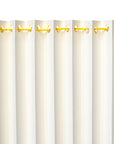 Ivory Pleated Lampshade with Yellow Cotton