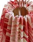 SALE Pleated Pink and Red Star Anise