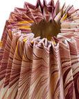 SALE Pleated Pink and Yellow Star Anise