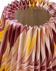 SALE Pleated Pink and Yellow Star Anise