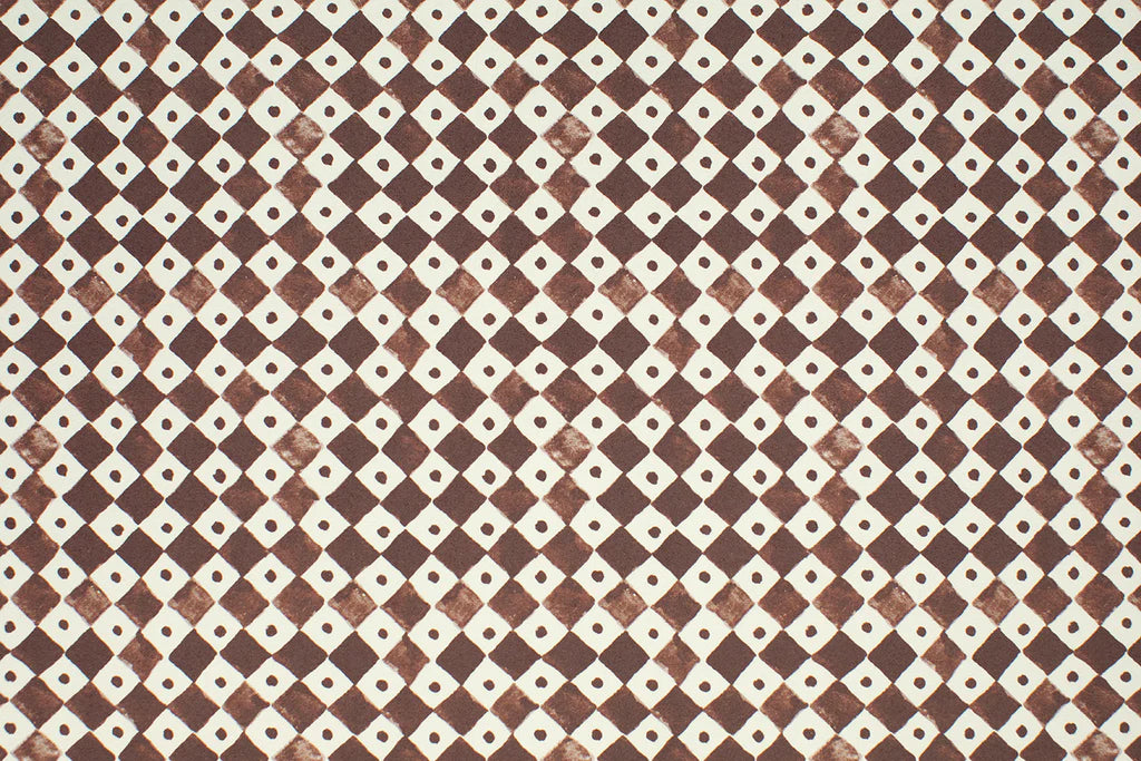 Joy of Print Checkerboard in Nutmeg