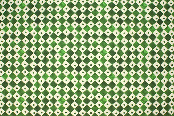 Joy of Print Checkerboard in Rocket Green