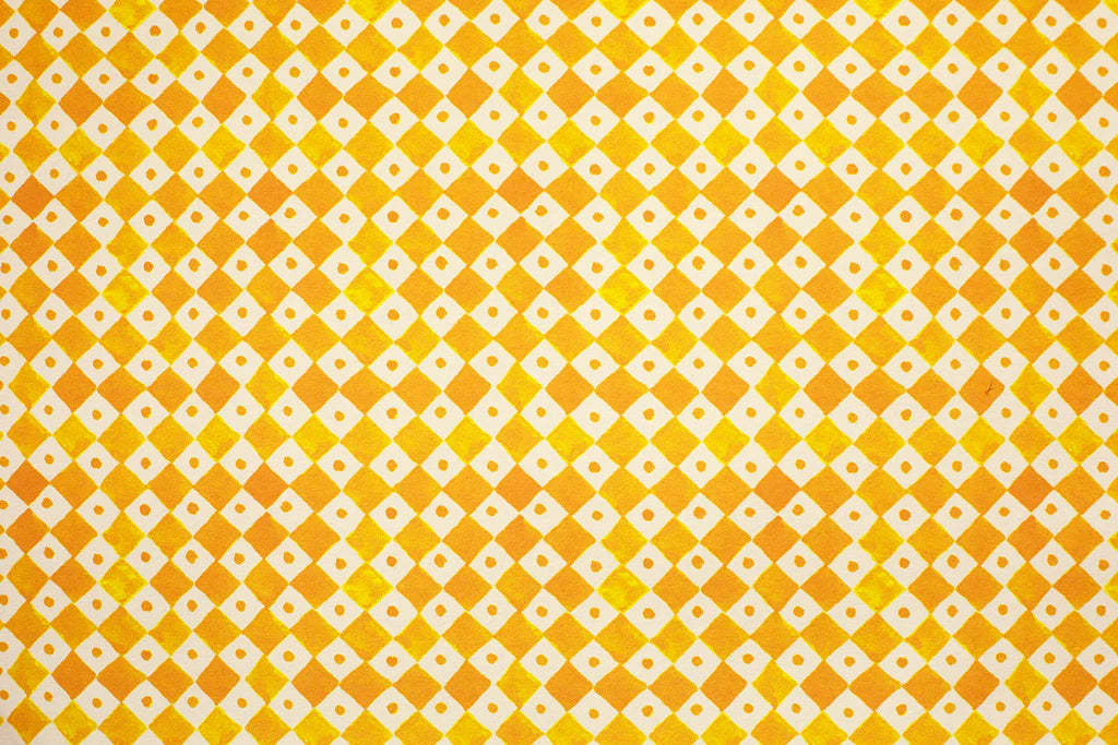 Joy of Print Checkerboard in Sunflower Yellow