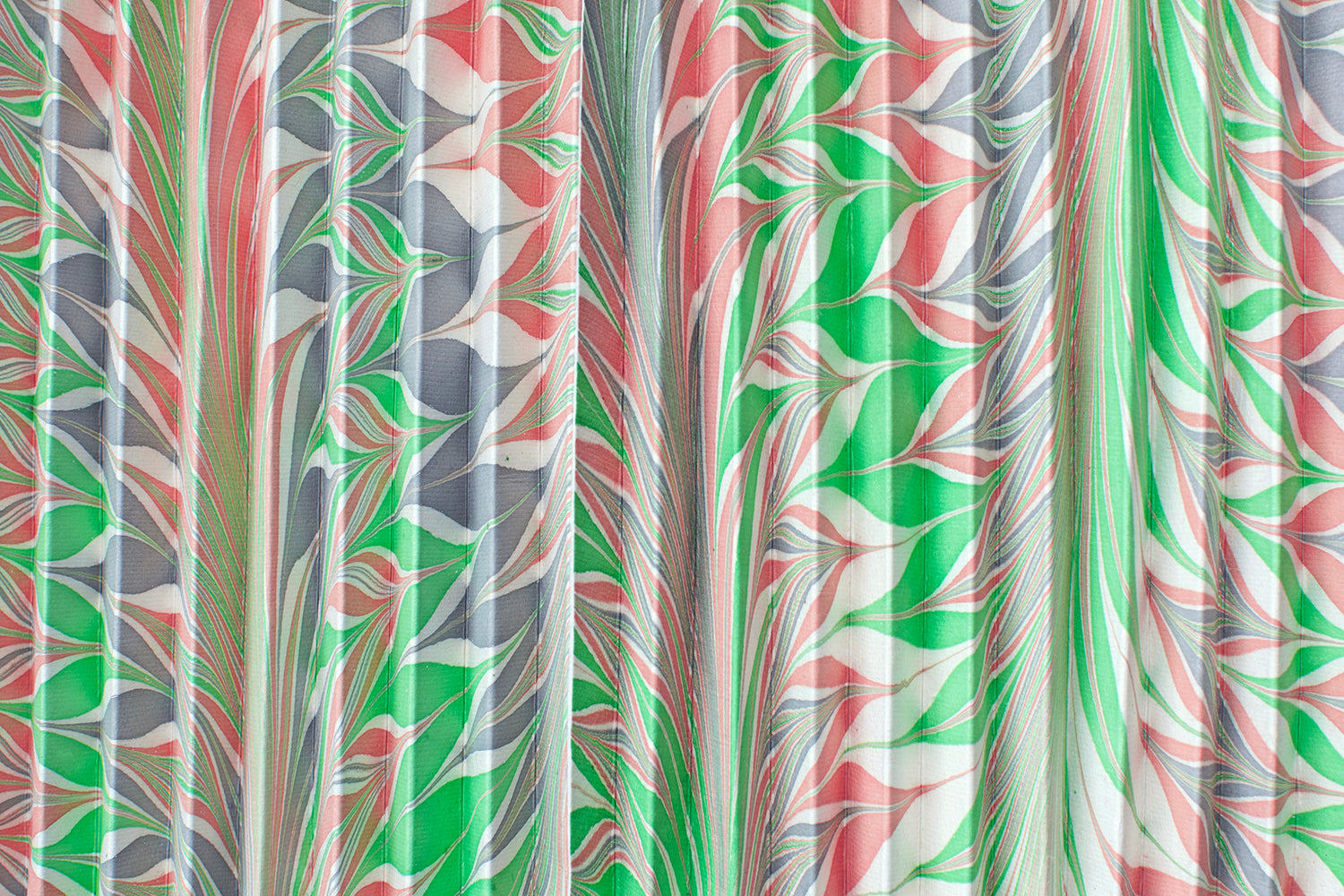 Pleated Pink and Green Star Anise