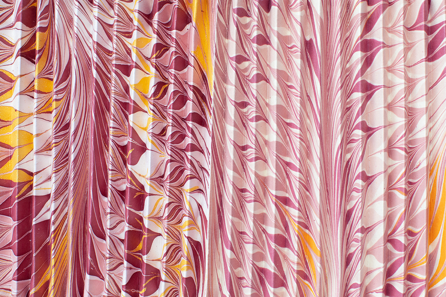 Pleated Pink and Yellow Star Anise
