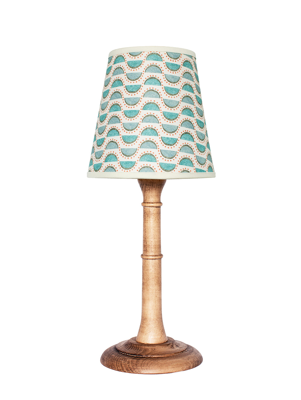 Paper Lampshade Making Kit Ophelia in Sky &amp; Storm/Ecru (Pair)