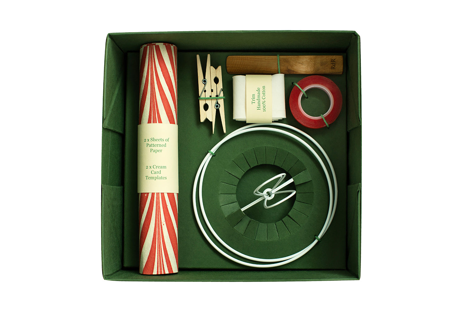 Paper Lampshade Making Kit Red Banyan (Pair)
