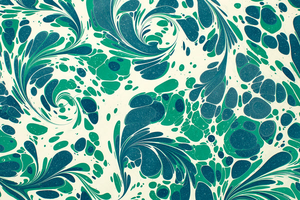 Blue & Green Modern Swirl