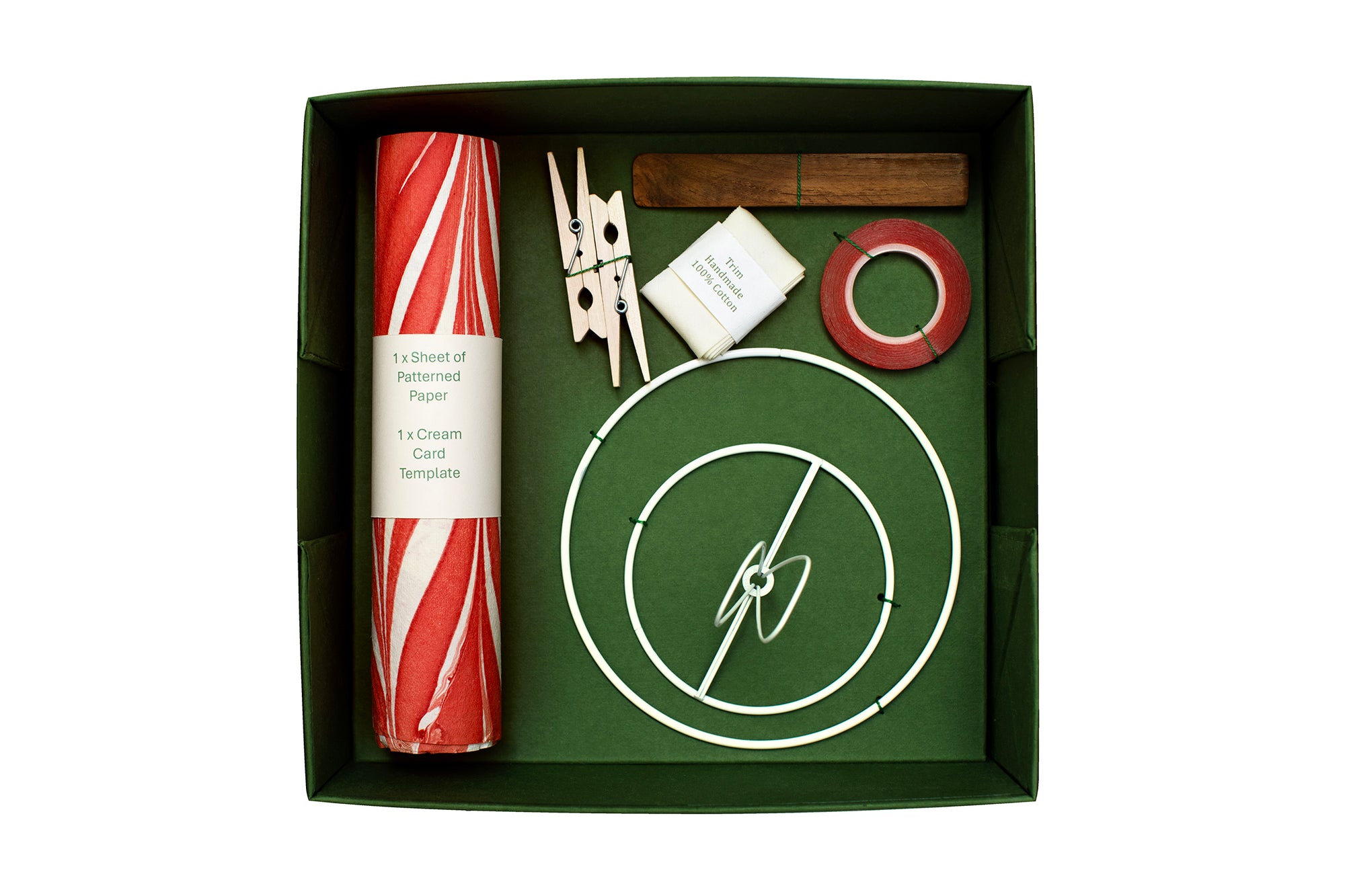 Paper Lampshade Making Kit Red Banyan (Single)