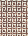 Paper Lampshade Kit Nutmeg Checkerboard (Pair)