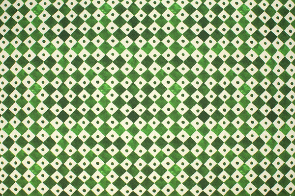 Joy of Print Checkerboard in Rocket Green