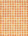 Joy of Print Checkerboard in Tangerine