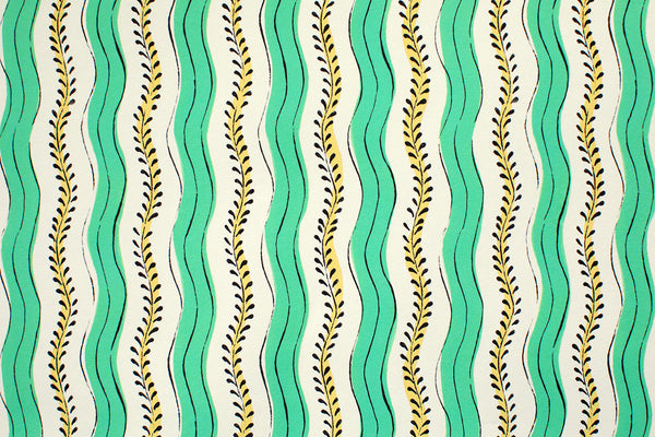 Joy of Print Mint Green Stripe