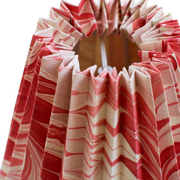 Pleated Pink and Red Star Anise