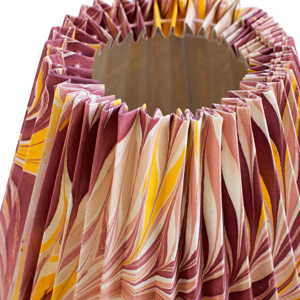 Pleated Pink and Yellow Star Anise